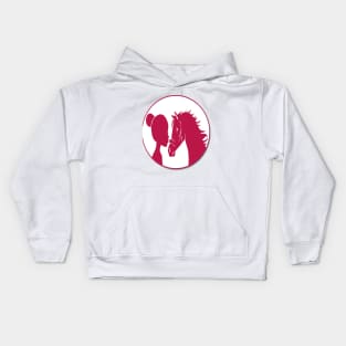 Horse Lover Girl Kids Hoodie